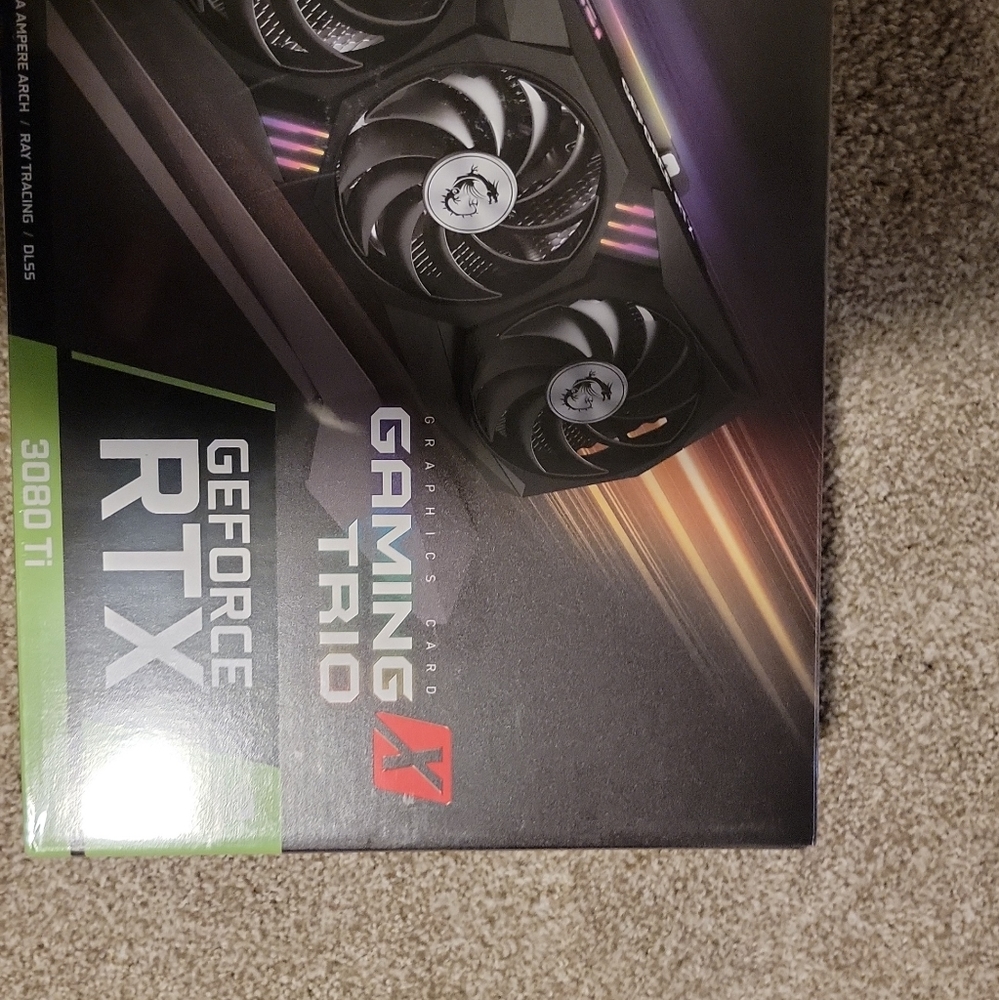 MSI GeForce RTX 3080 TI OC Gaming Z Trio LhR Graphics Card 12GB GDDR6 256-Bit PC